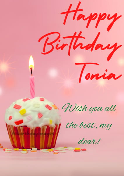 Happy Birthday Tonia Cards