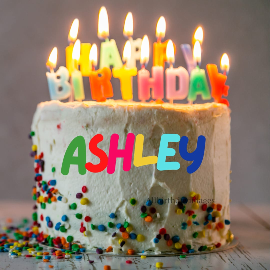 Happy Birthday Cake for Ashley