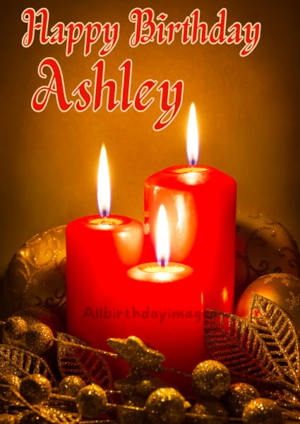 Happy Birthday Card for Ashley