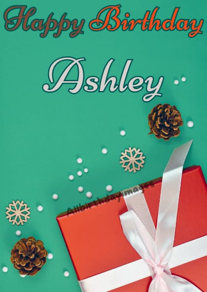 Happy Birthday Card for Ashley