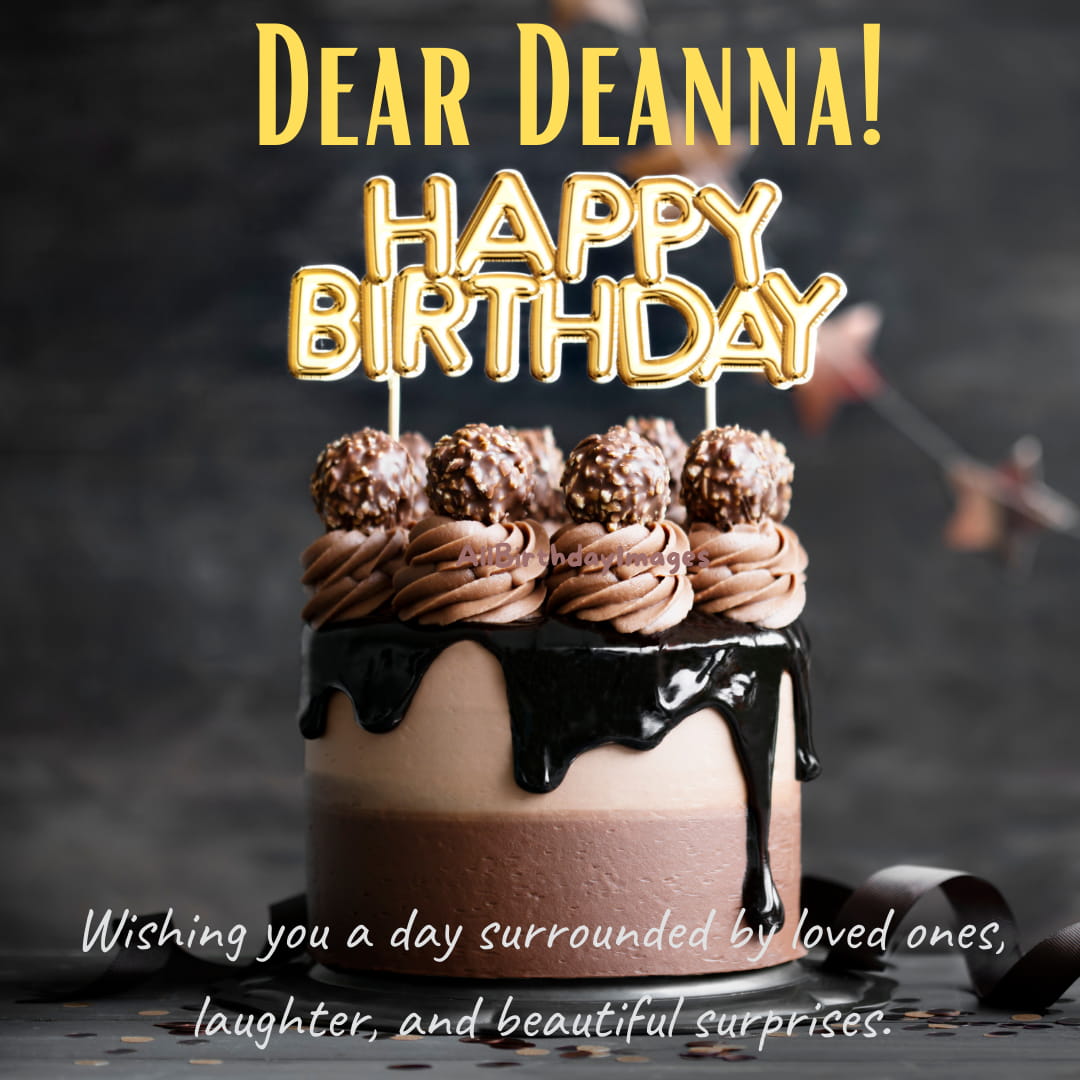 Happy Birthday Cake for Deanna