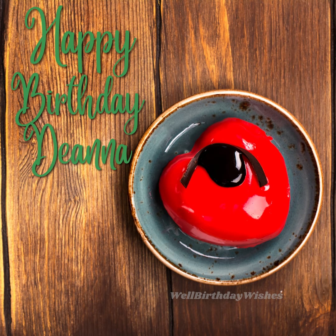 Happy Birthday Deanna Cake Image