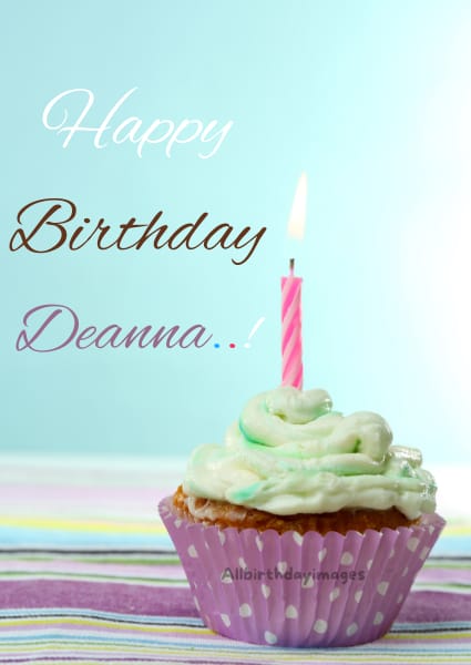 Happy Birthday Deanna Card
