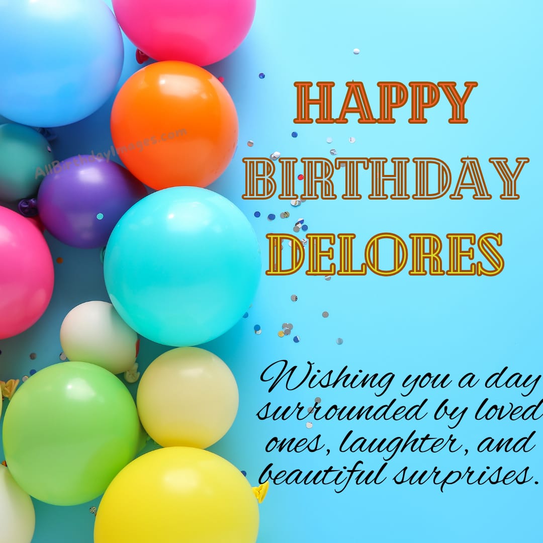 Happy Birthday Wishes for Delores