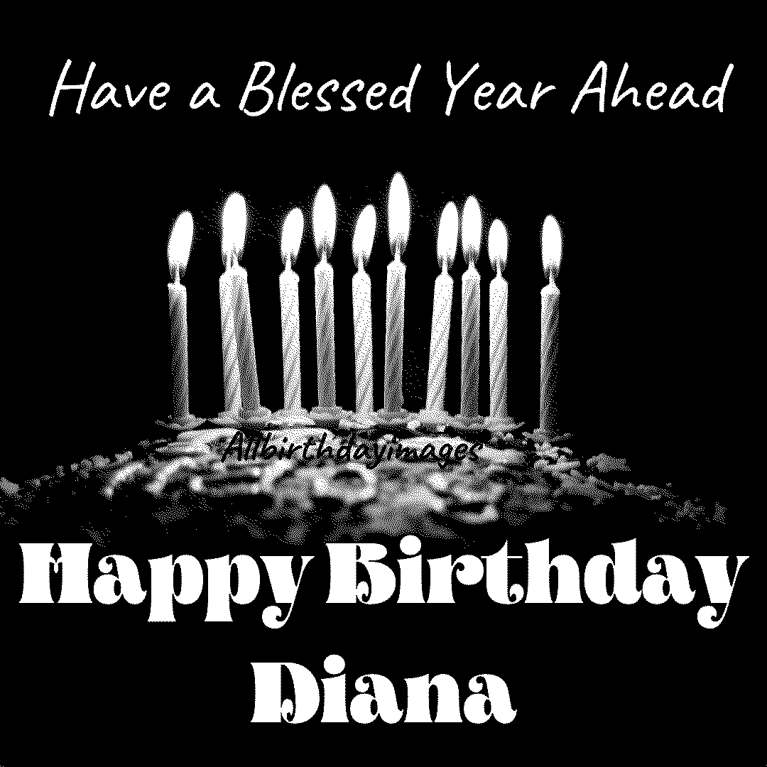 Happy Birthday Cake for Diana