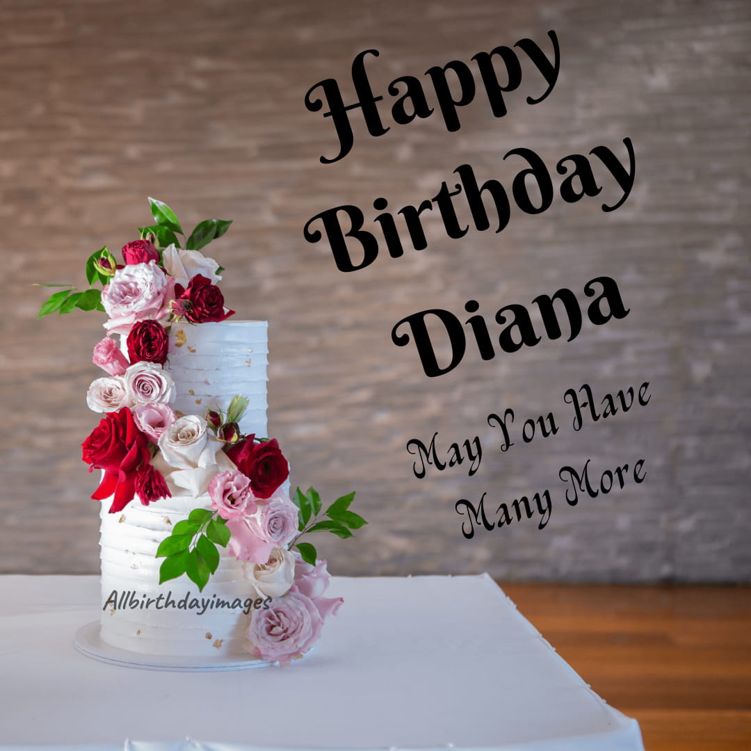 Happy Birthday Cake for Diana
