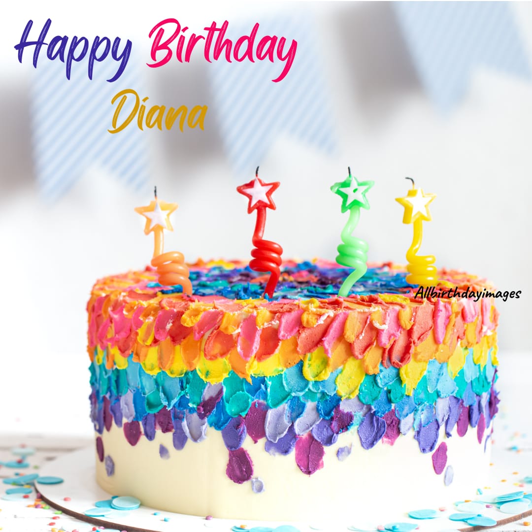 Happy Birthday Diana Cake Images