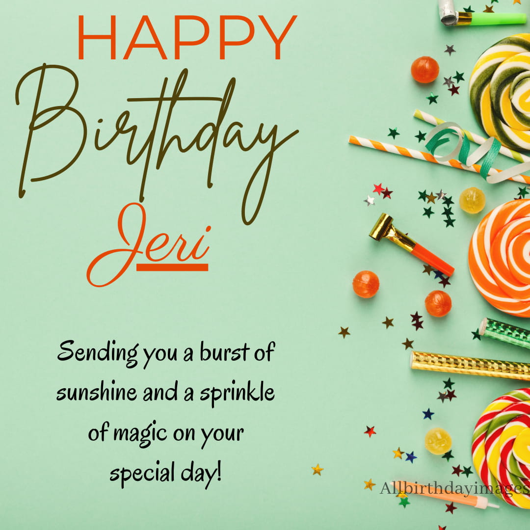 Happy Birthday Wishes for Jeri
