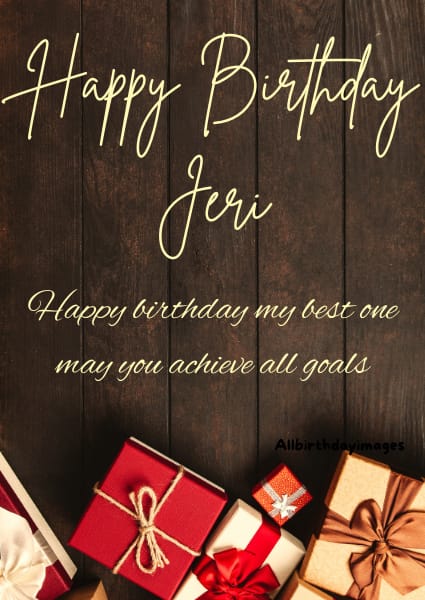 Happy Birthday Jeri Cards