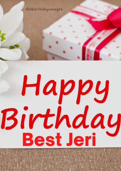 Happy Birthday Card for Jeri