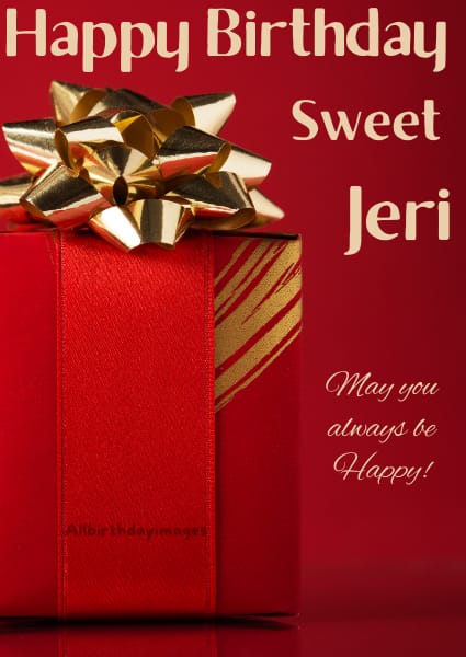 Happy Birthday Jeri Cards