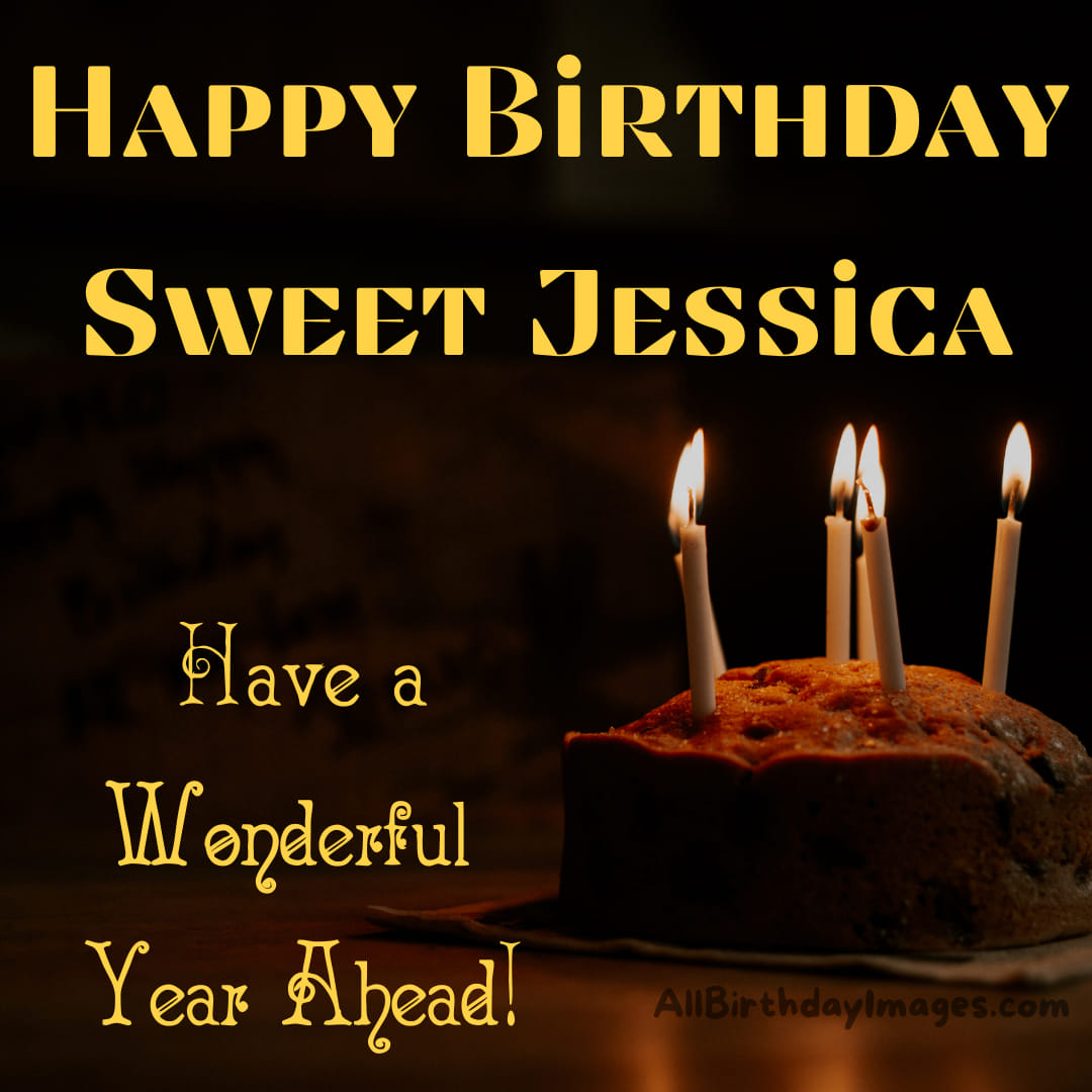 Happy Birthday Card for Jessica