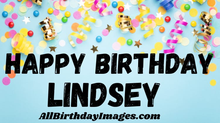 Happy Birthday Lindsey