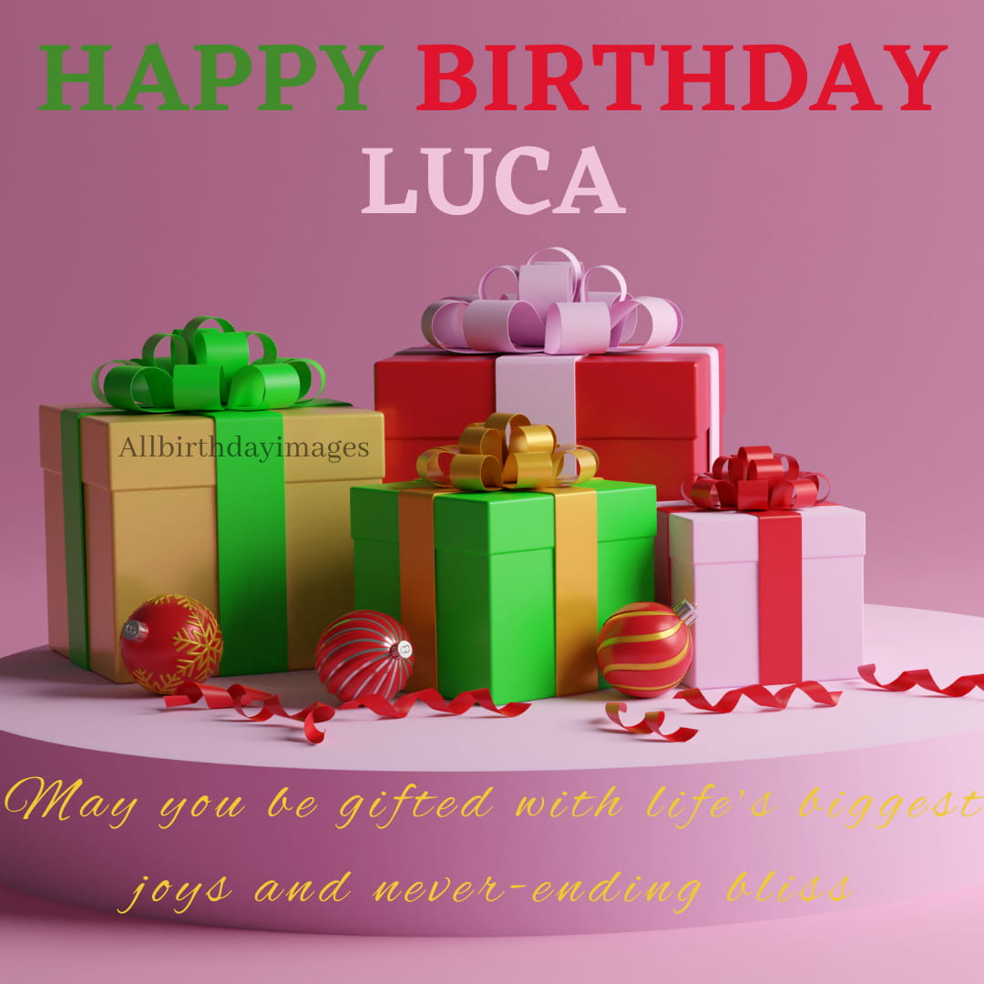 Happy Birthday Wishes for Luca