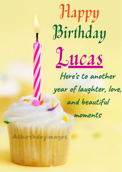 Happy Birthday Luca Card