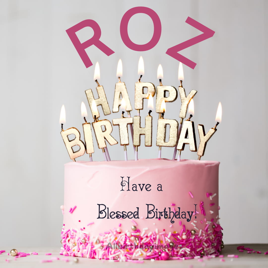 Happy Birthday Cake for Roz