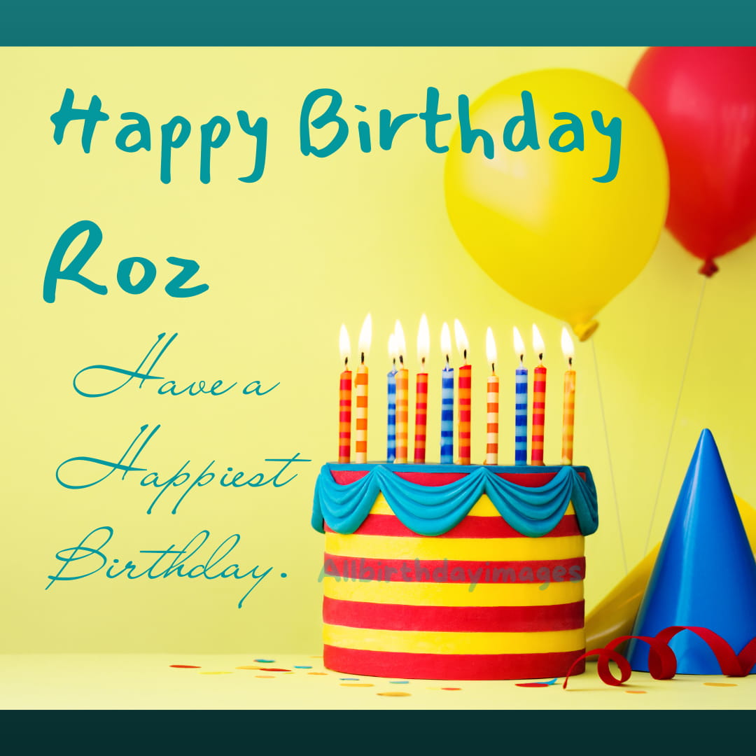 Happy Birthday Roz Image