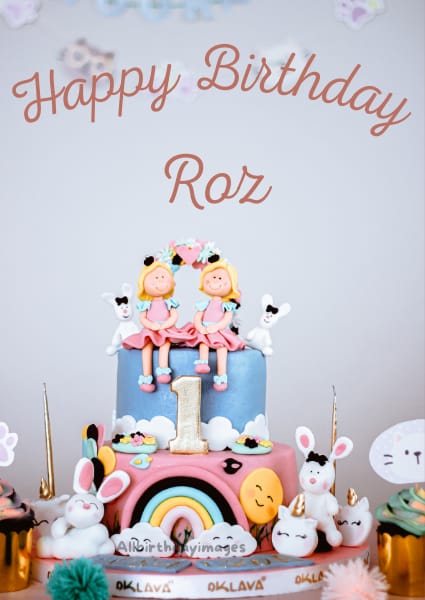 Happy Birthday Card for Roz