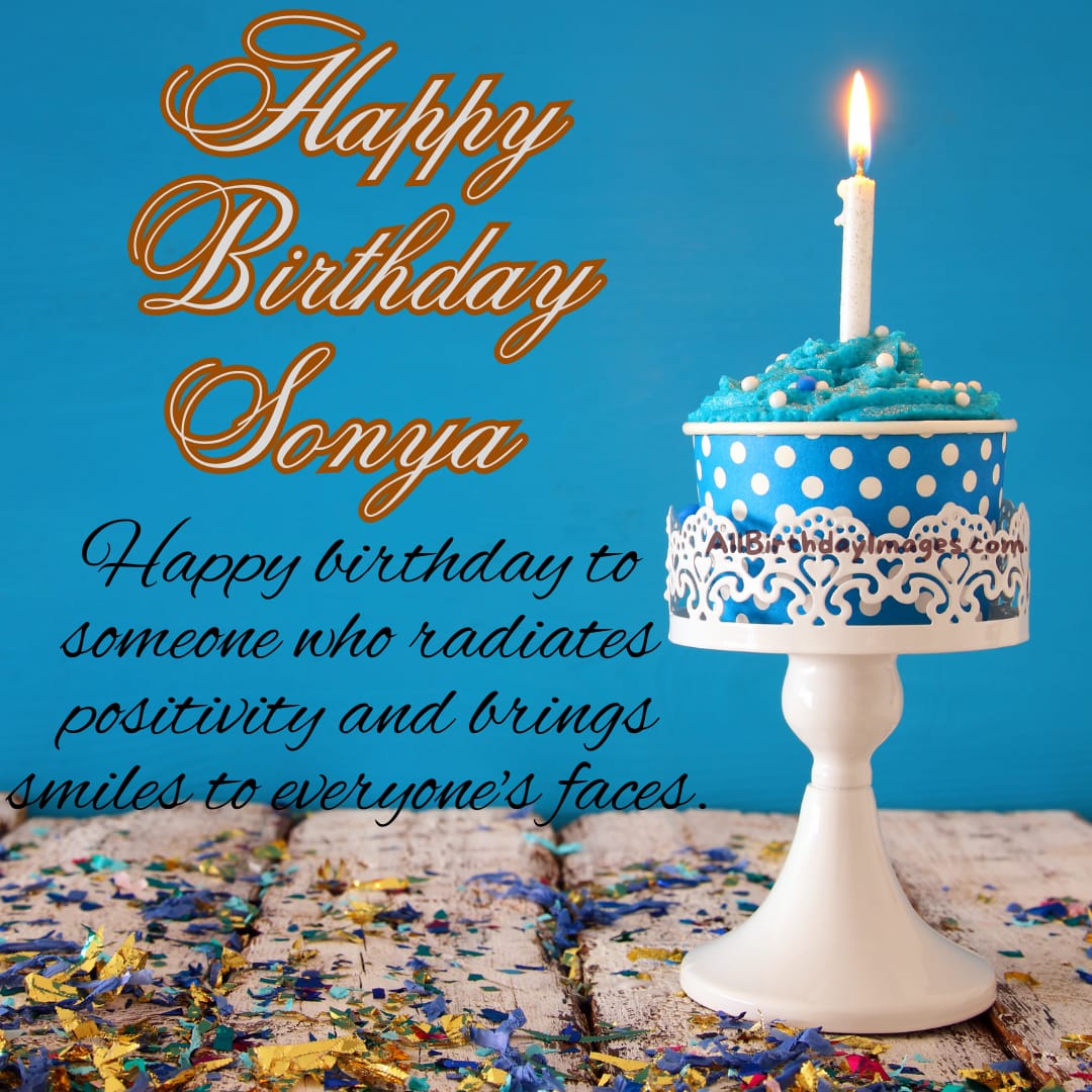 Happy Birthday Sonya Images