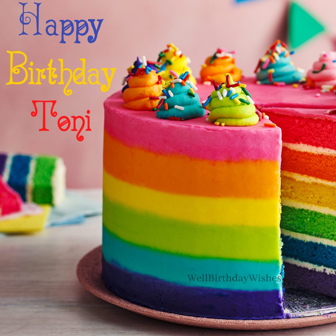 Happy Birthday Toni Cake Images