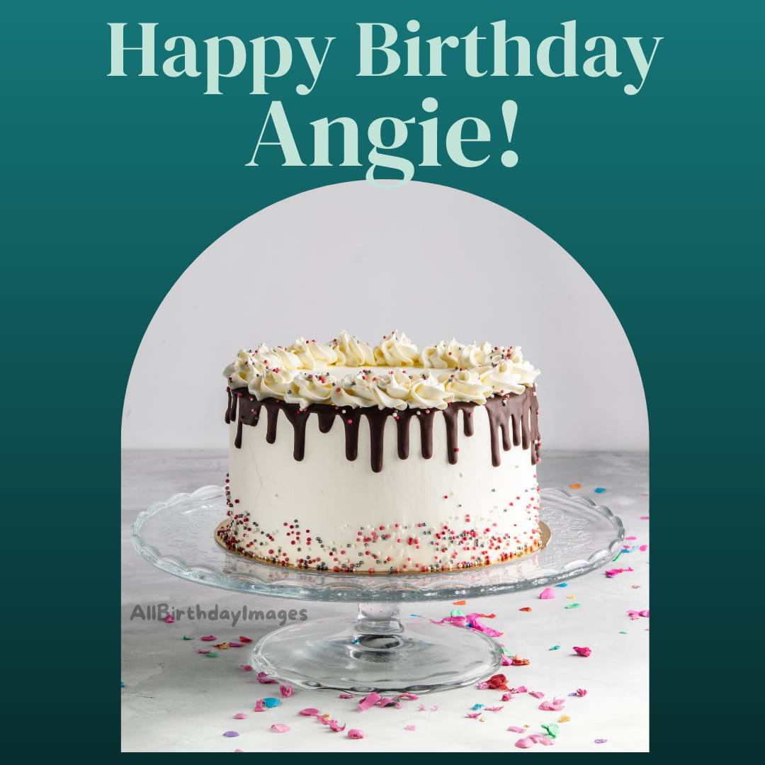 Happy Birthday Cake for Angie