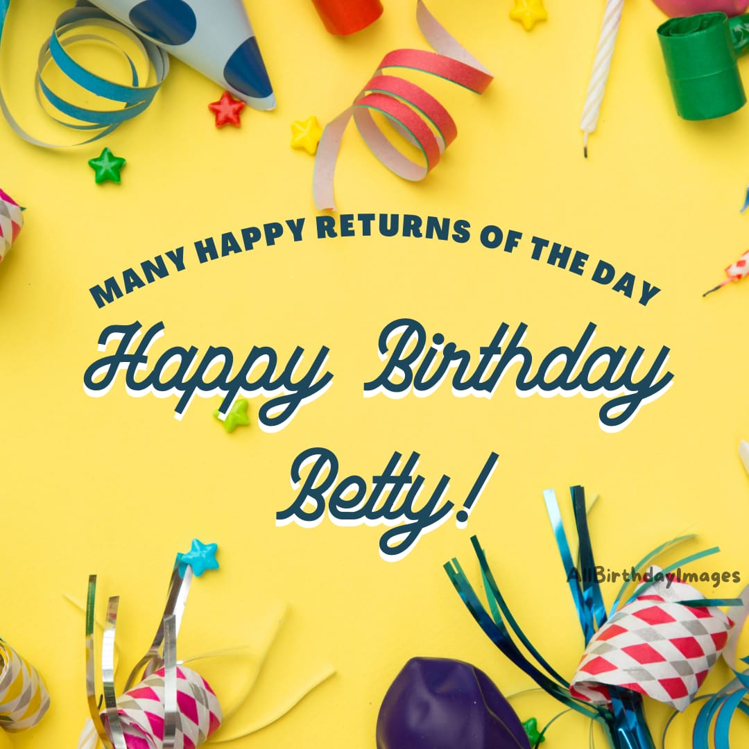 Happy Birthday Image for Betty