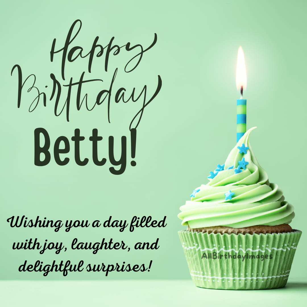 Happy Birthday Betty Cake Image