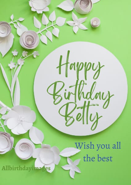 Happy Birthday Betty