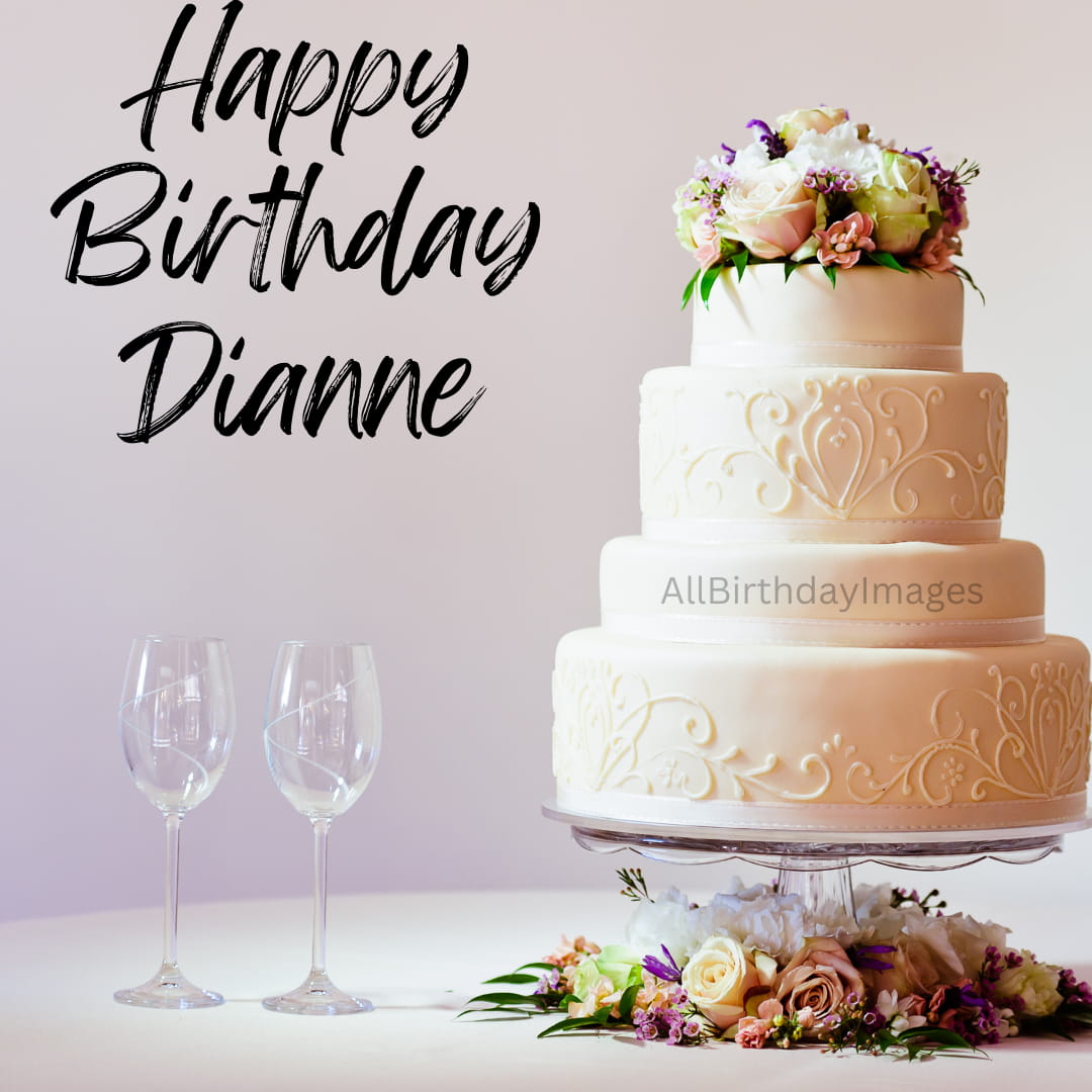 Happy Birthday Cake for Dianne