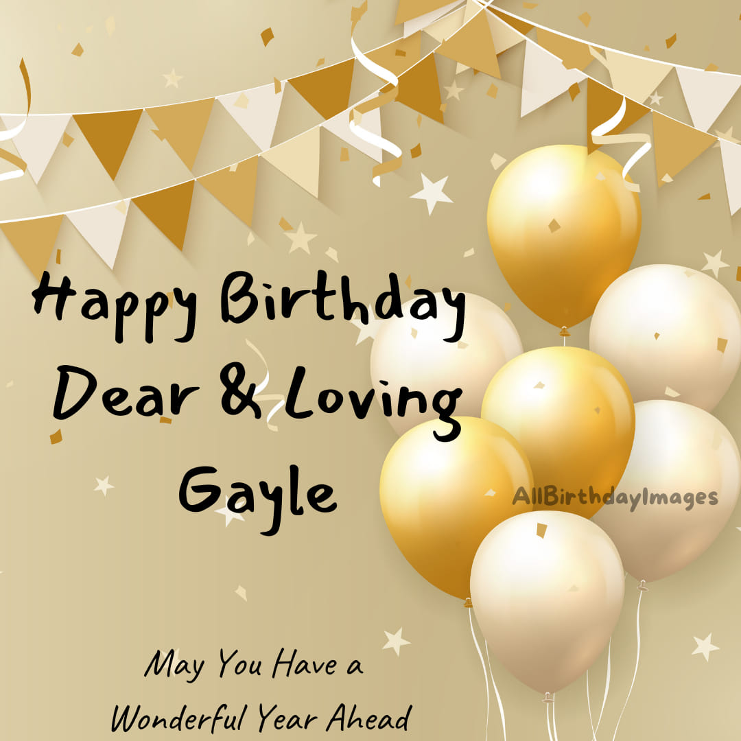 Happy Birthday Wishes for Gayle