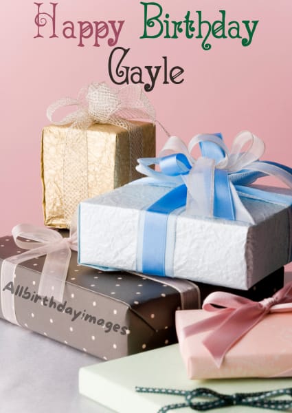 Happy Birthday Gayle Card