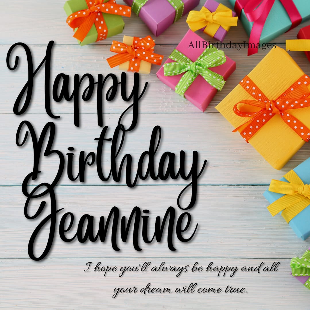 Happy Birthday Jeannine Images