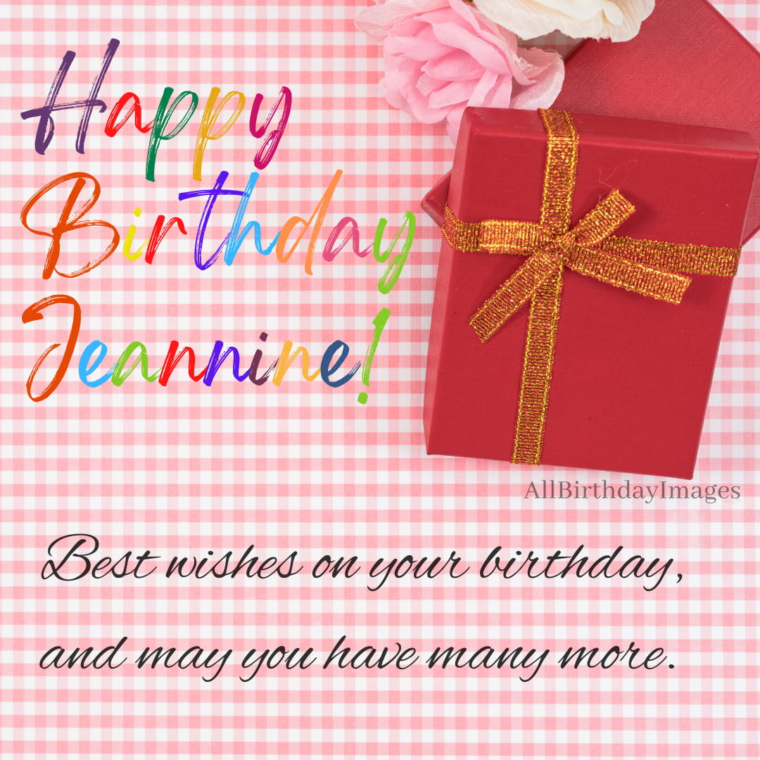 Happy Birthday Wishes for Jeannine