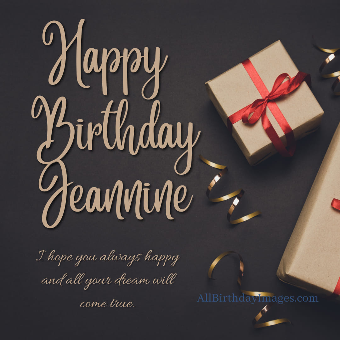 Happy Birthday Image for Jeannine