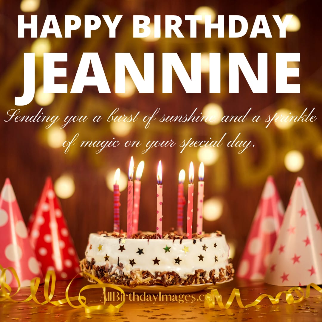 Happy Birthday Cake for Jeannine