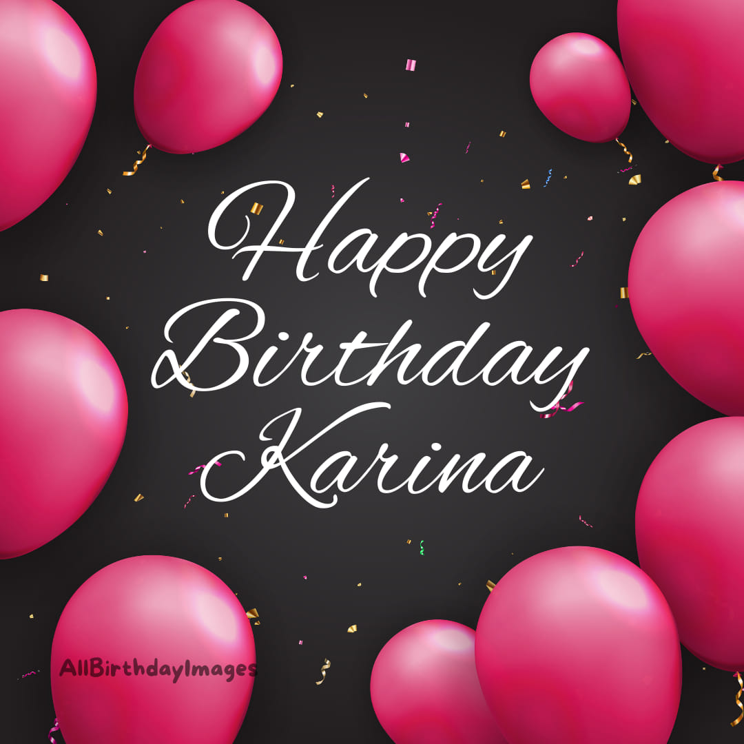 Happy Birthday Image for Karina