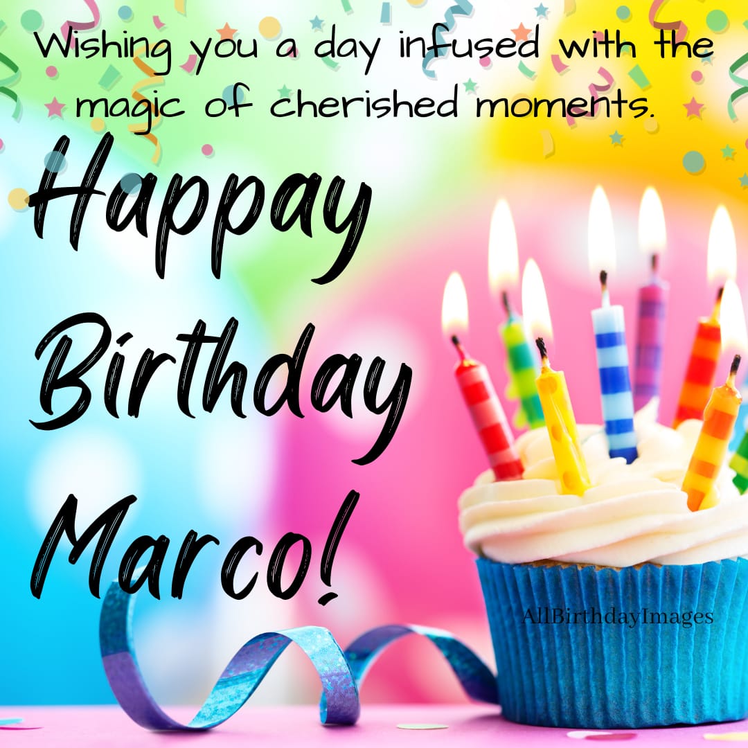 Happy Birthday Wishes for Marco