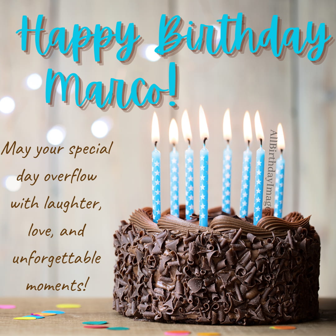 Happy Birthday Marco Cake Pics