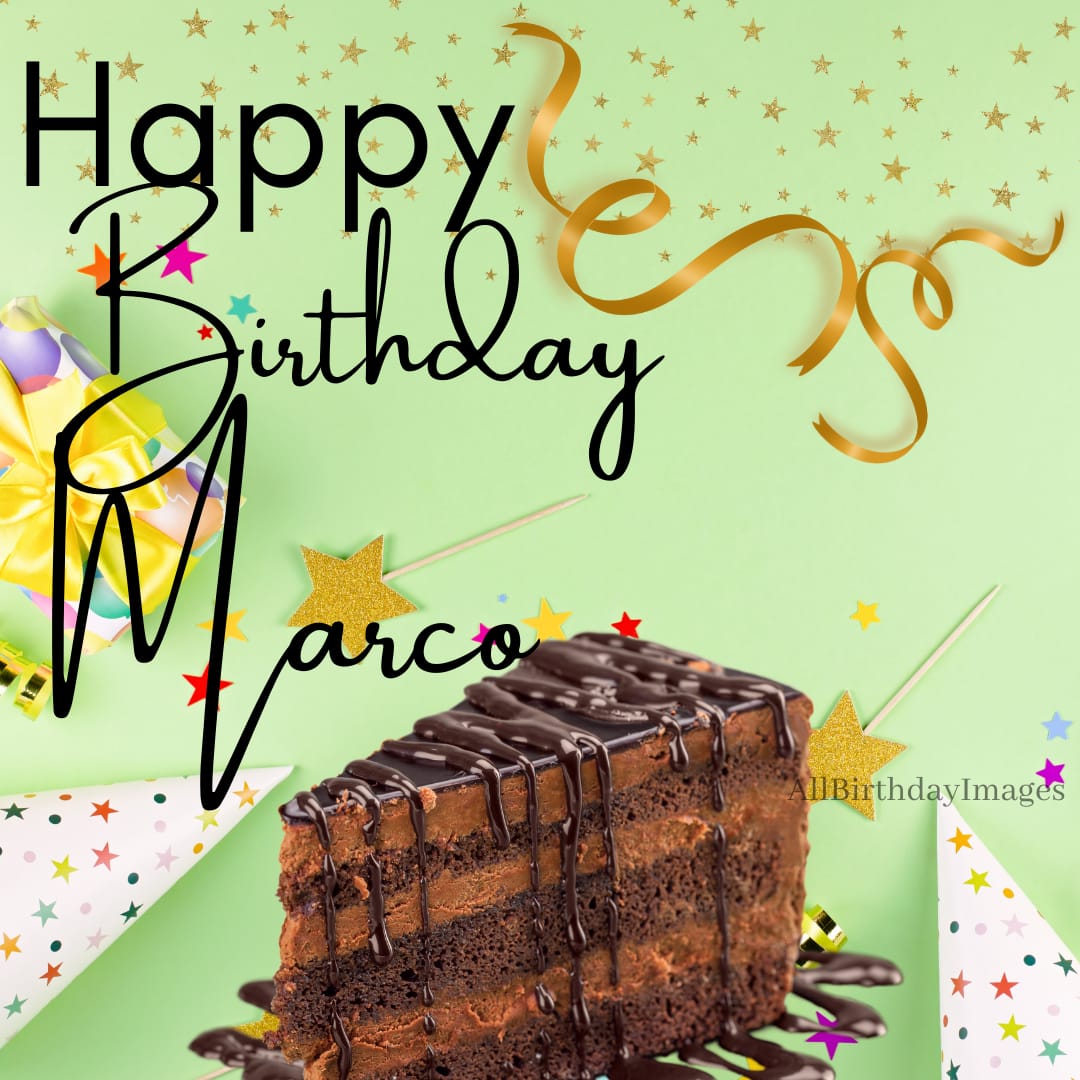 Happy Birthday Marco Images