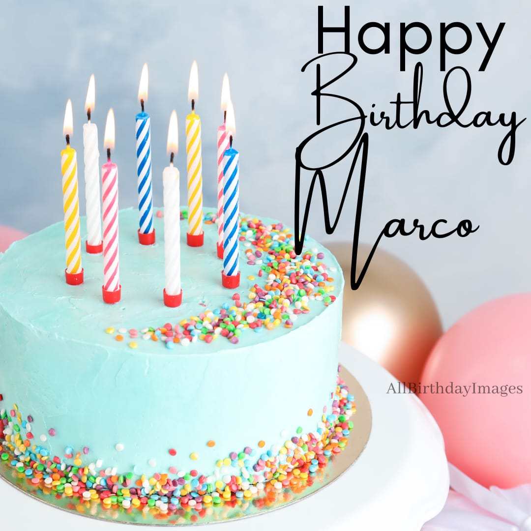Happy Birthday Cake for Marco