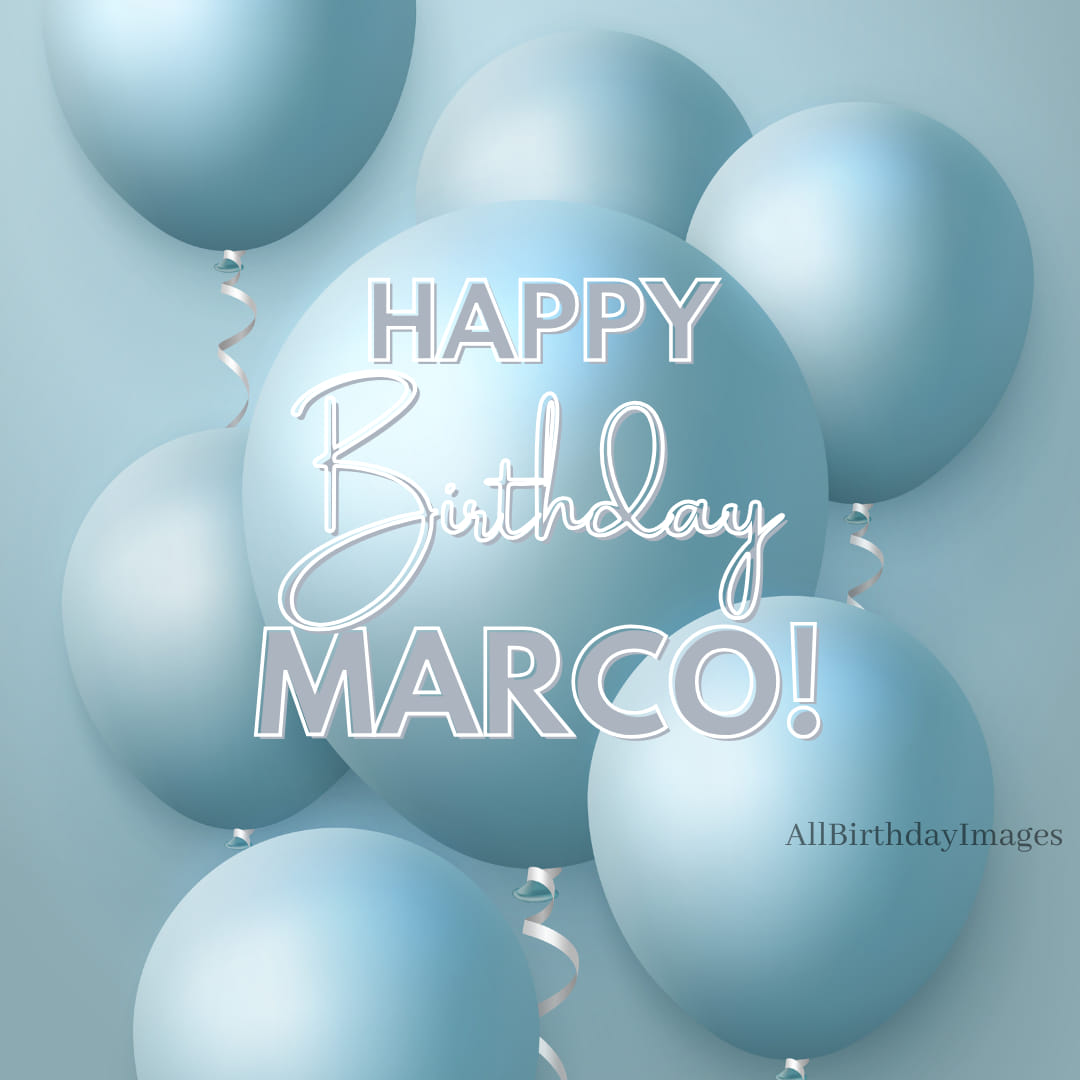 Happy Birthday Marco Images