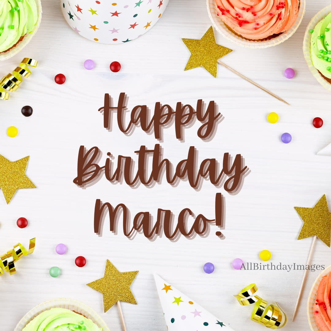 Happy Birthday Image for Marco