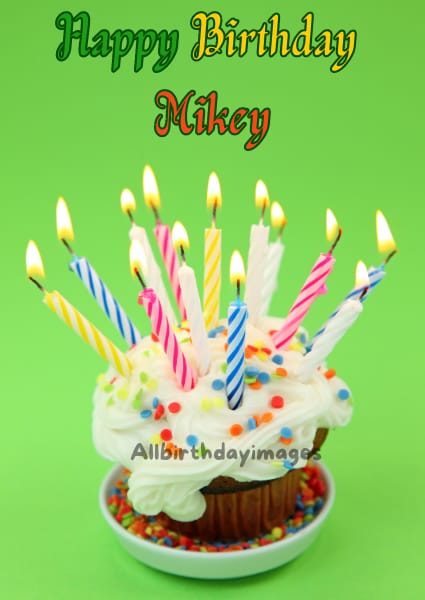 Happy Birthday Mikey Card