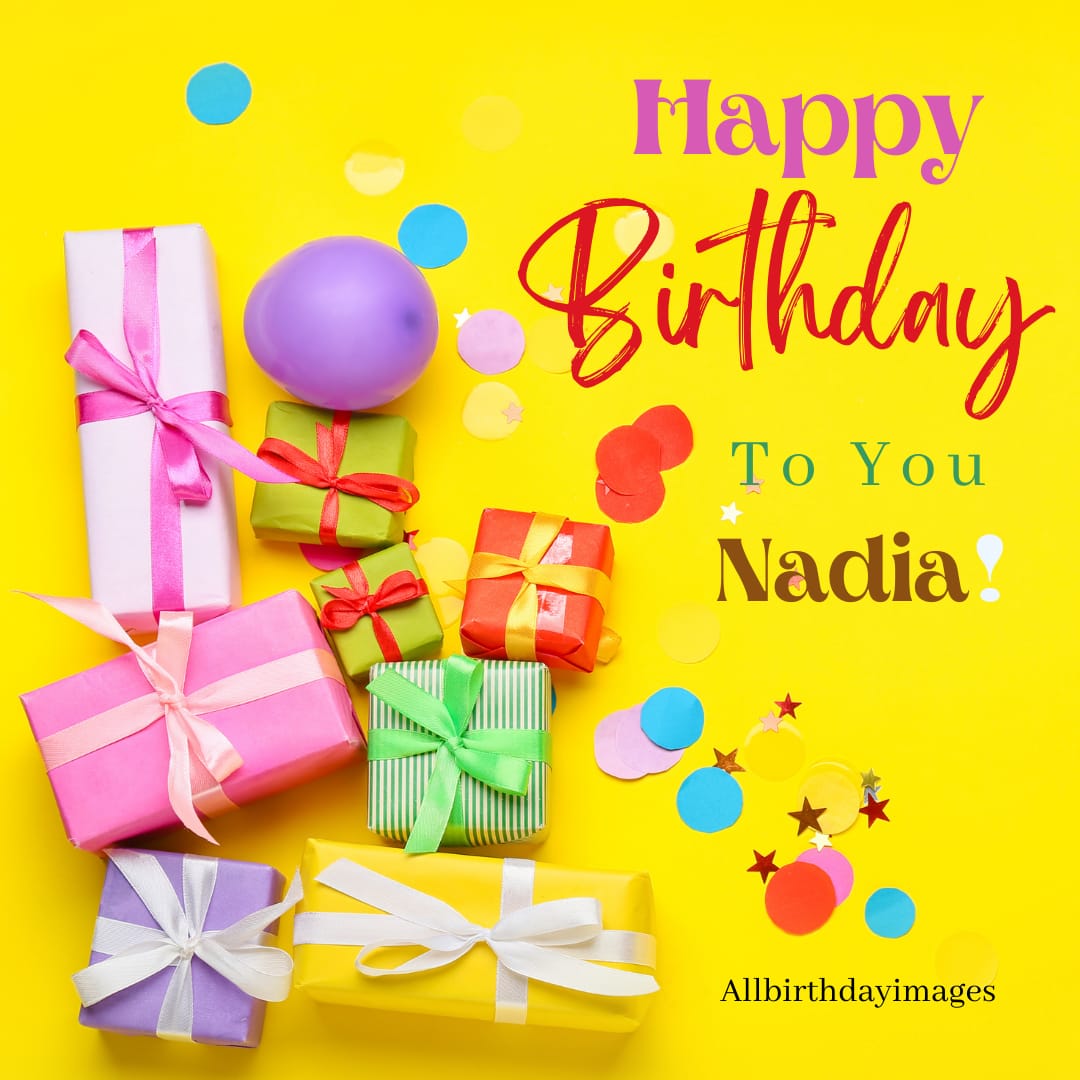Happy Birthday Nadia Image