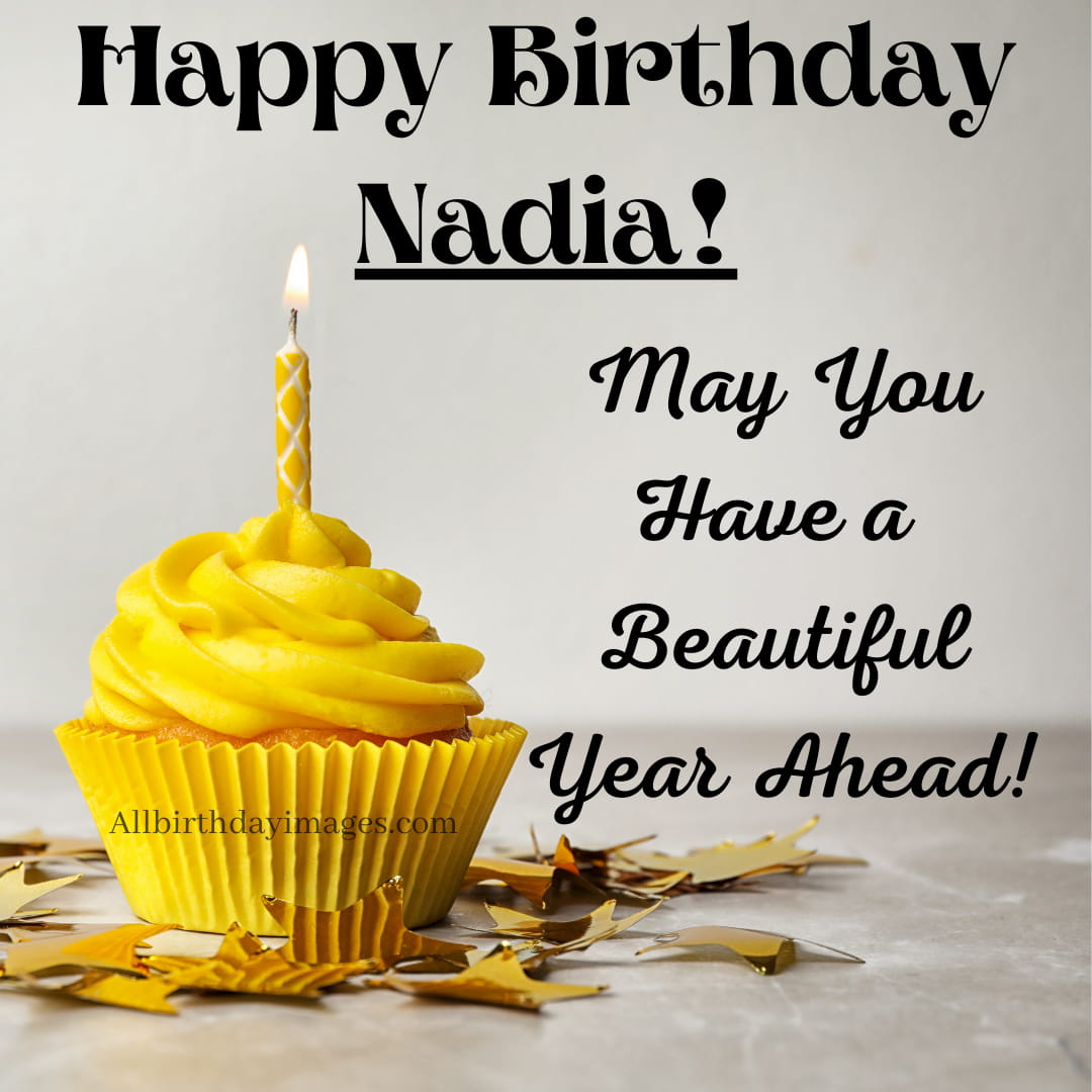 Happy Birthday Nadia Cake Images