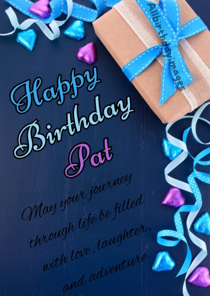Happy Birthday Pat