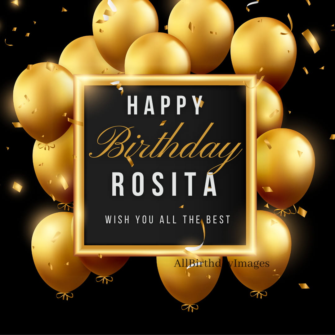 Happy Birthday Rosita Image