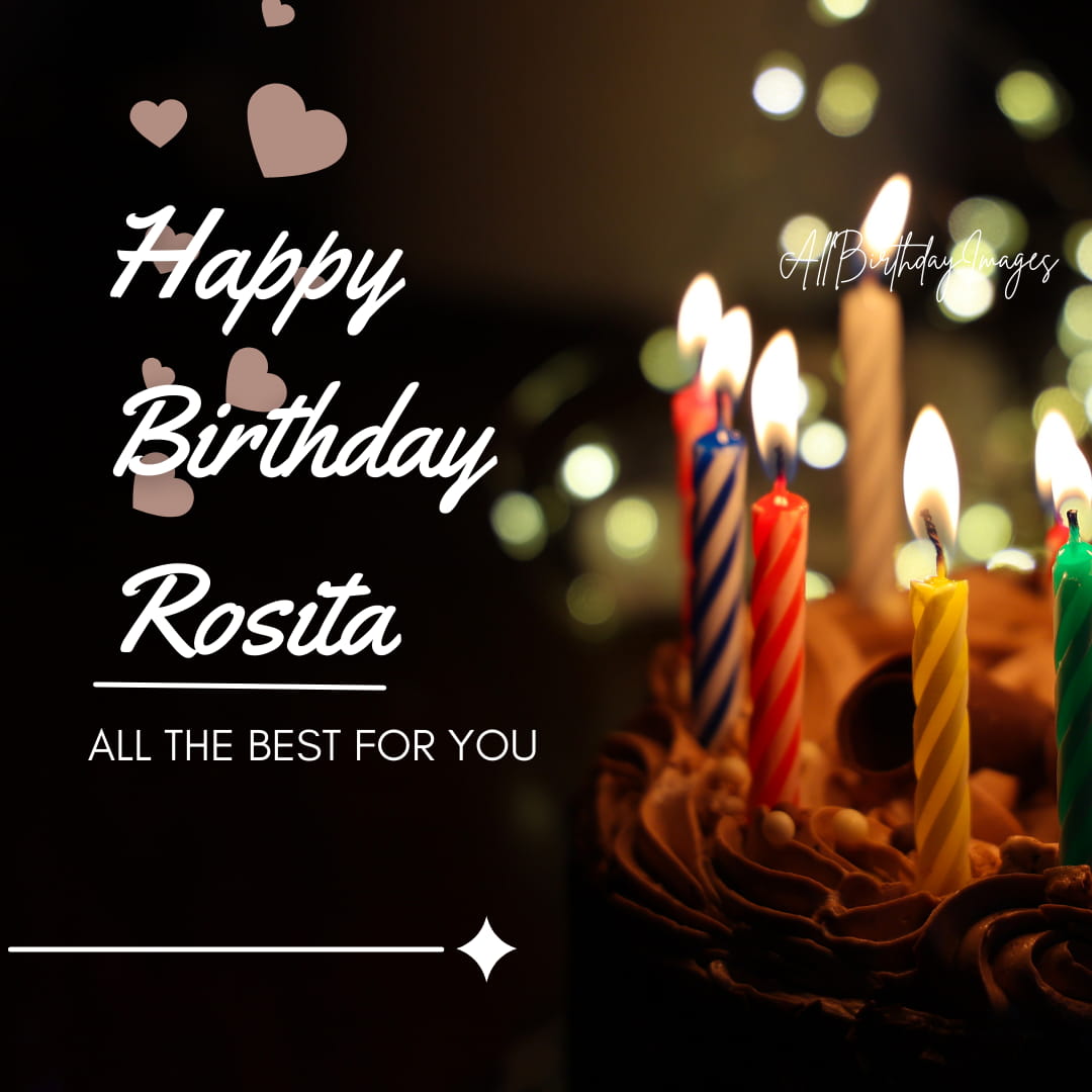 Happy Birthday Cake for Rosita