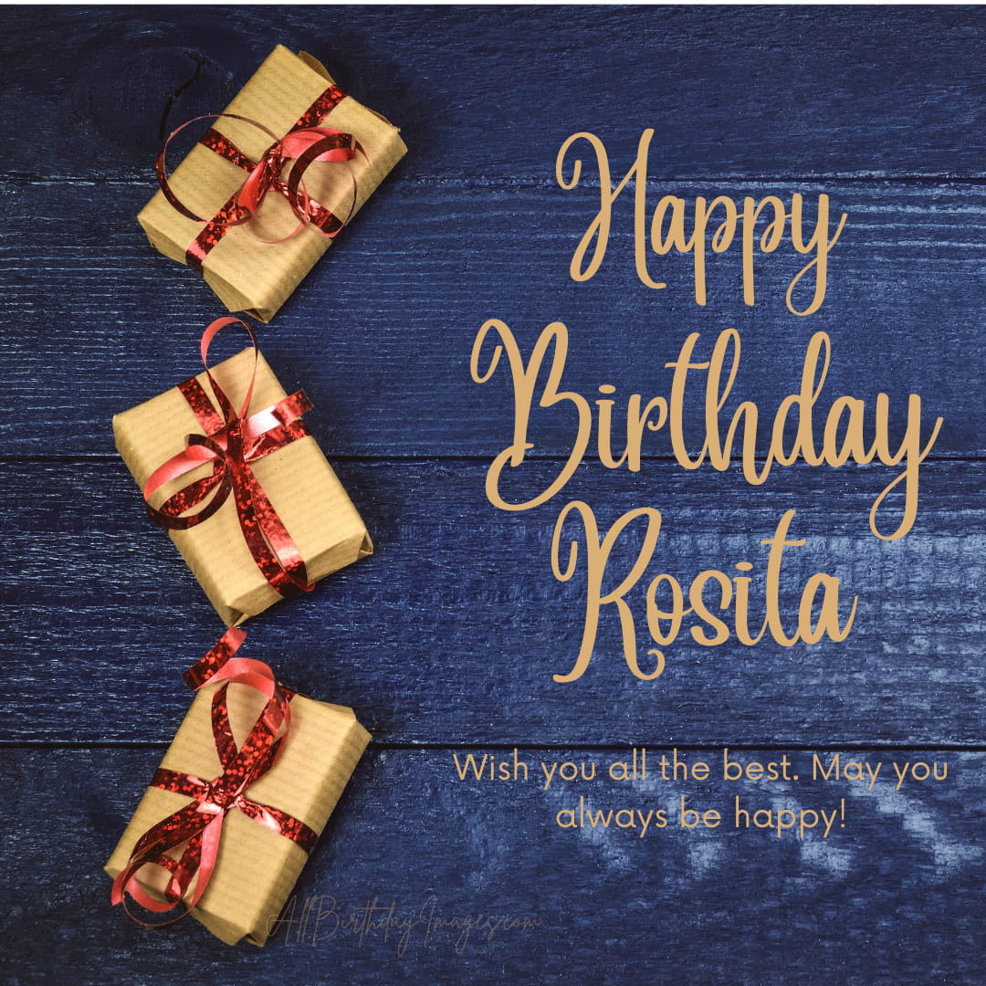 Happy Birthday Wishes for Rosita