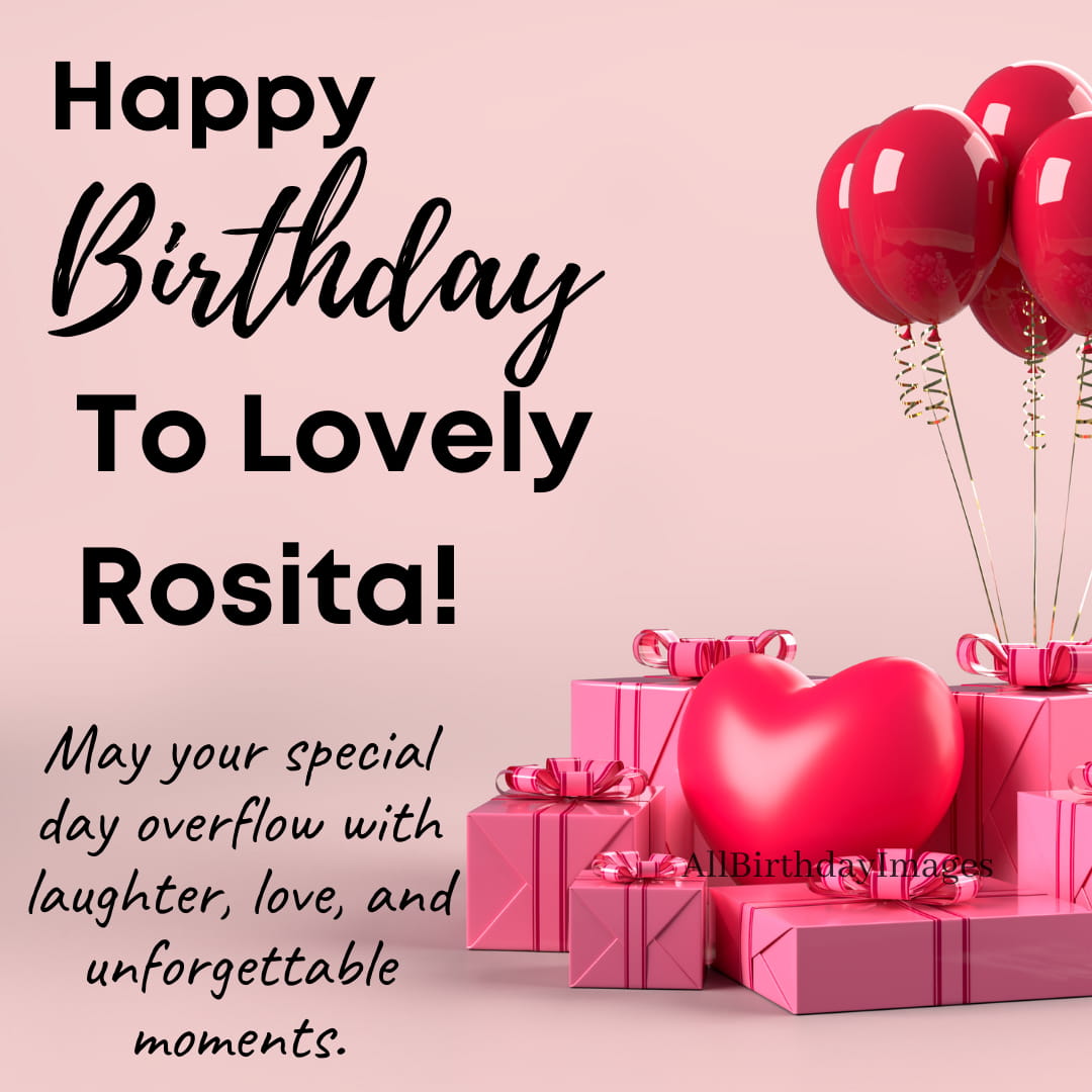 Happy Birthday Wishes for Rosita